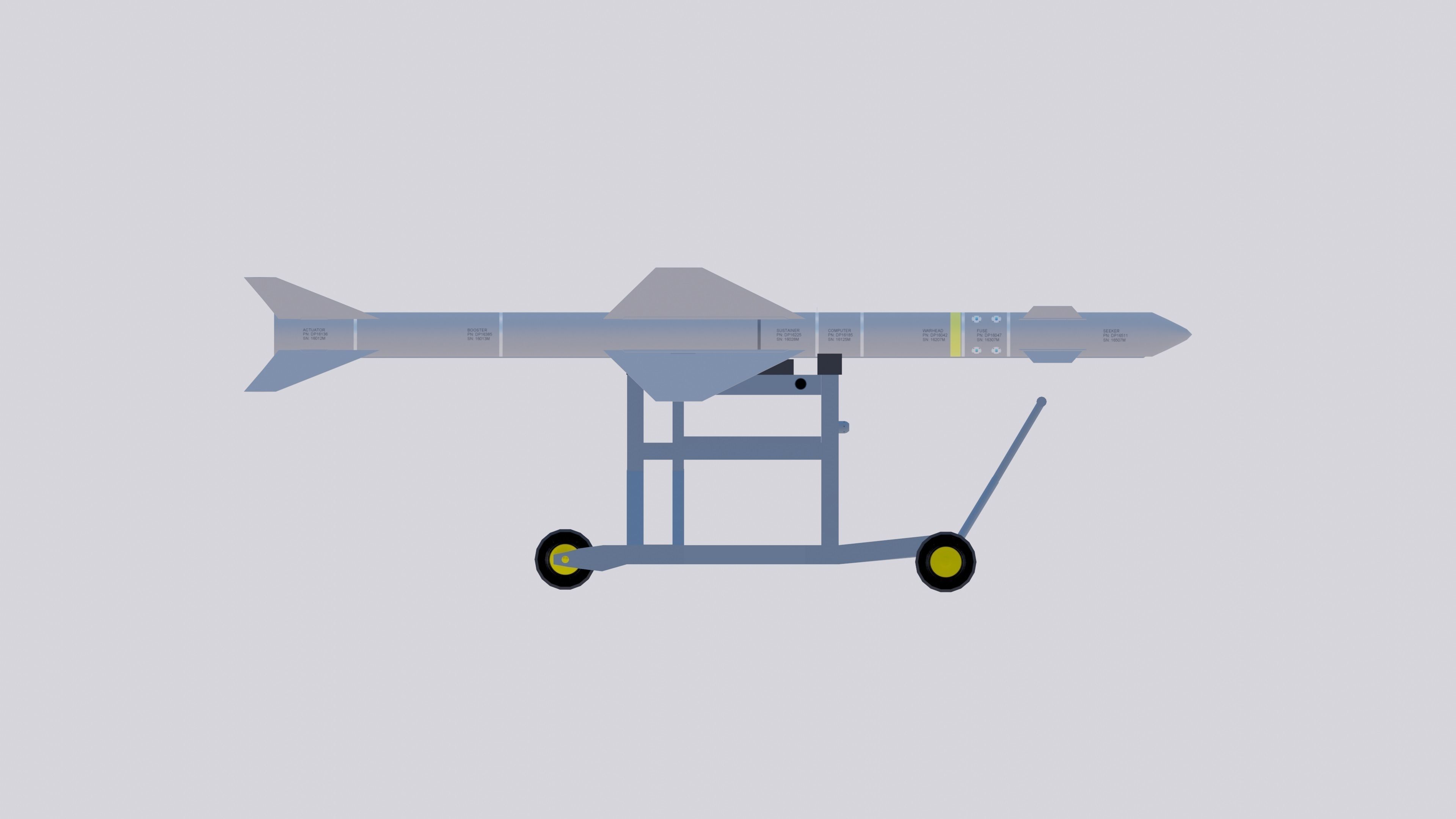 Mectron MAR-1 Low-poly 3D model_11