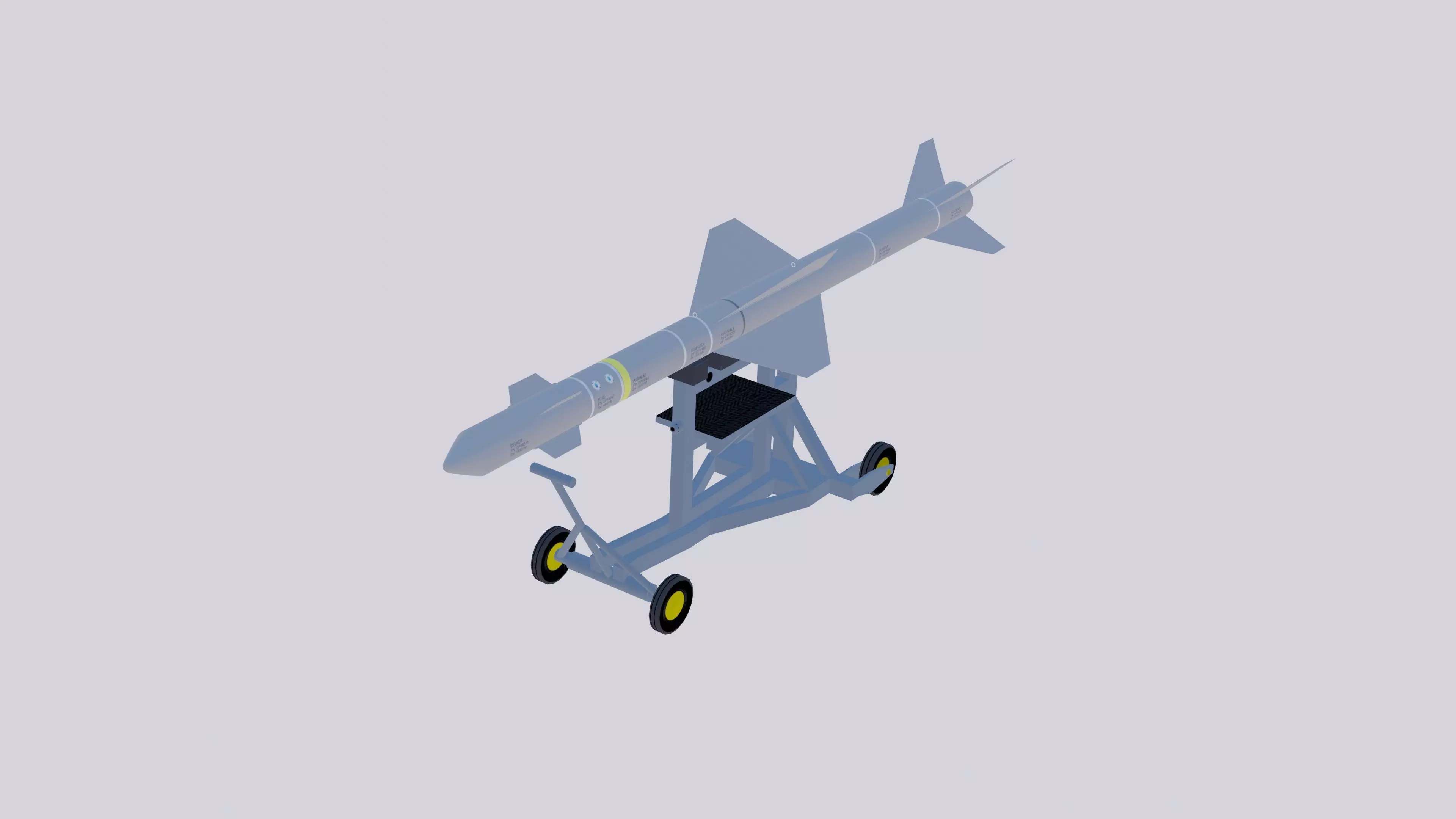 Mectron MAR-1 Low-poly 3D model_0