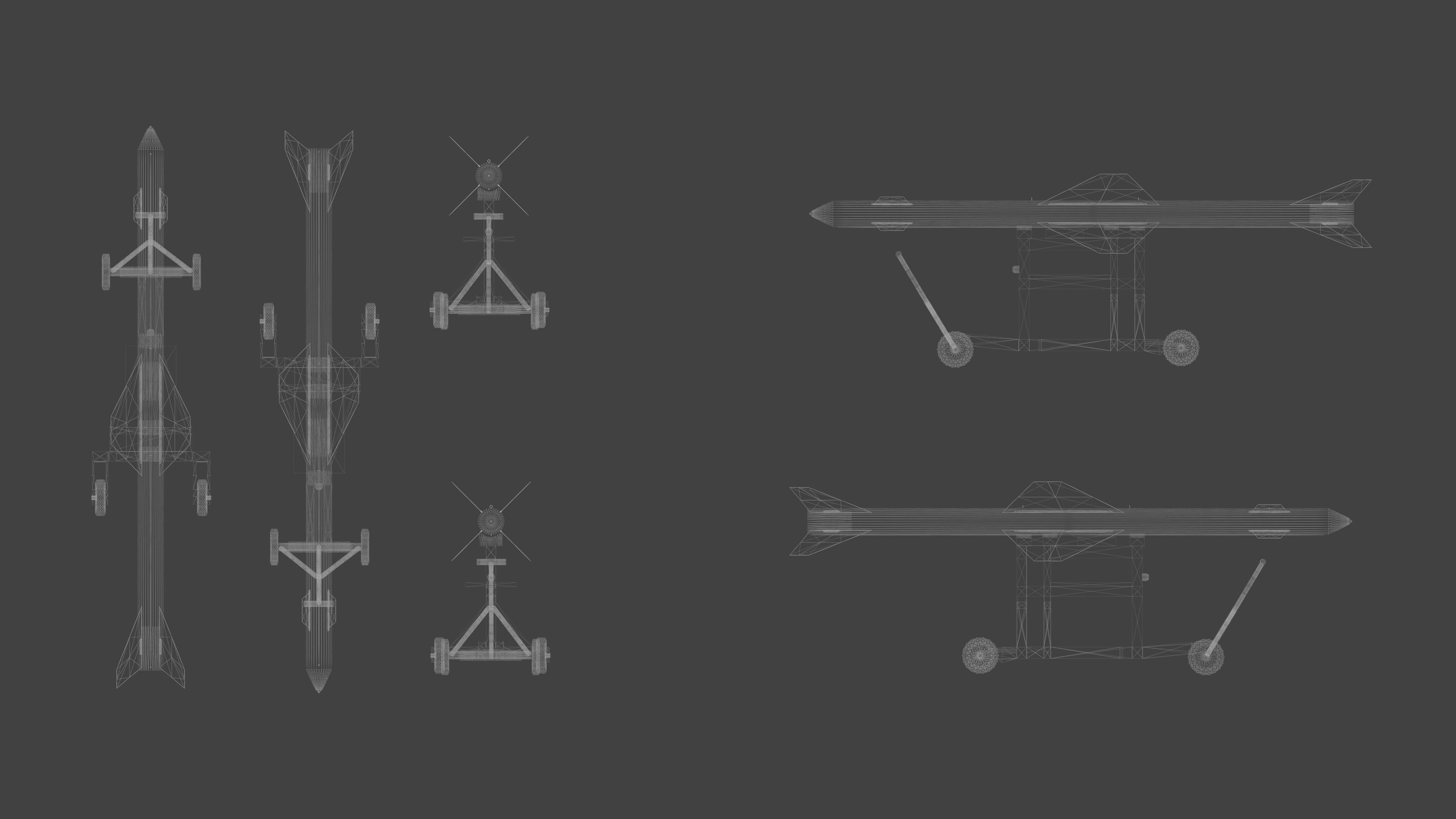 Mectron MAR-1 Low-poly 3D model_14