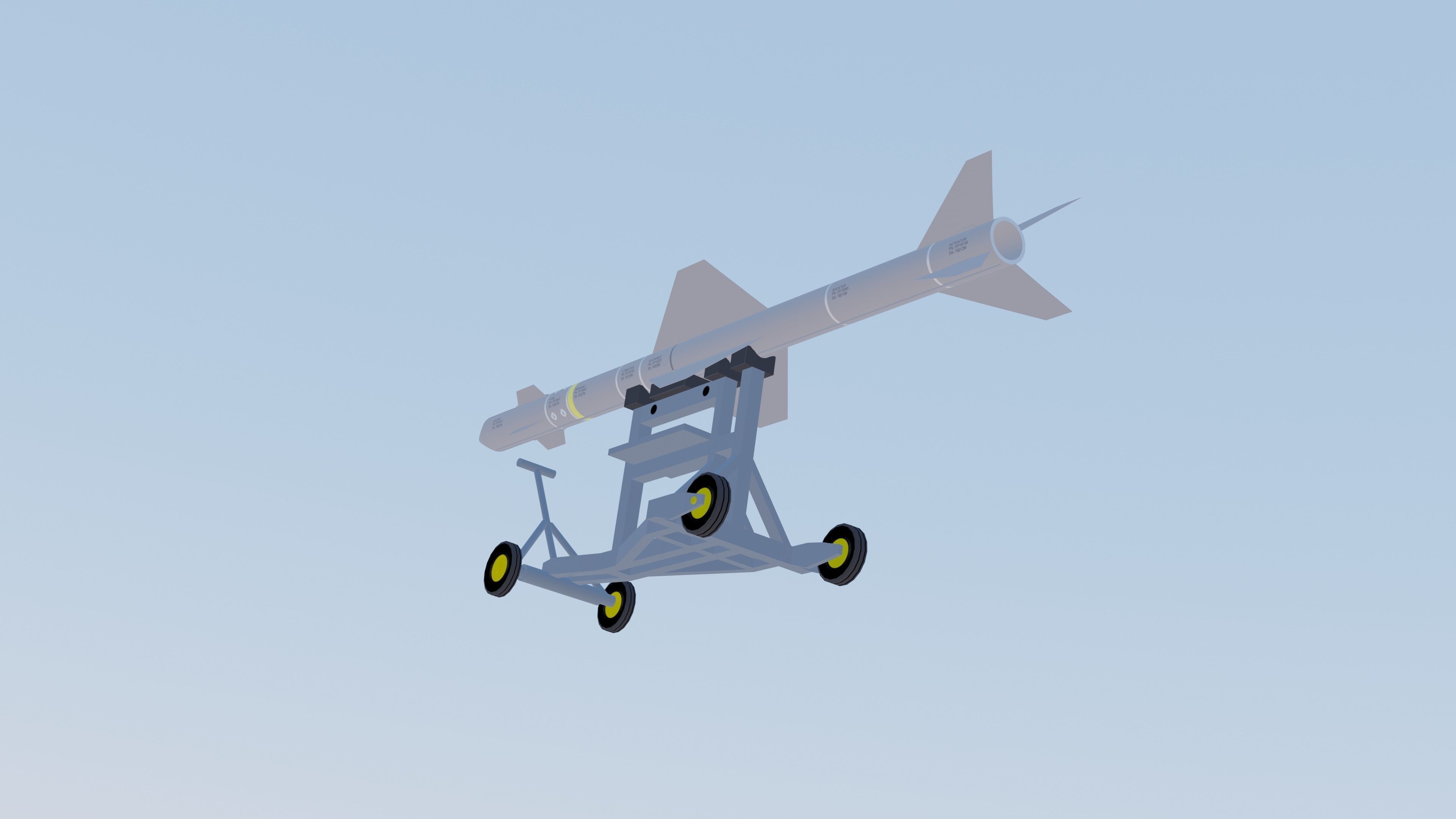 Mectron MAR-1 Low-poly 3D model_4