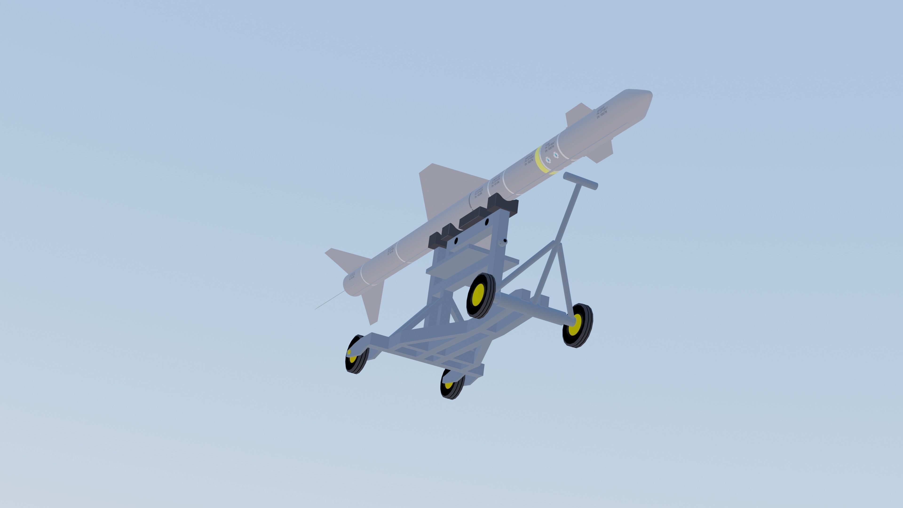 Mectron MAR-1 Low-poly 3D model_6