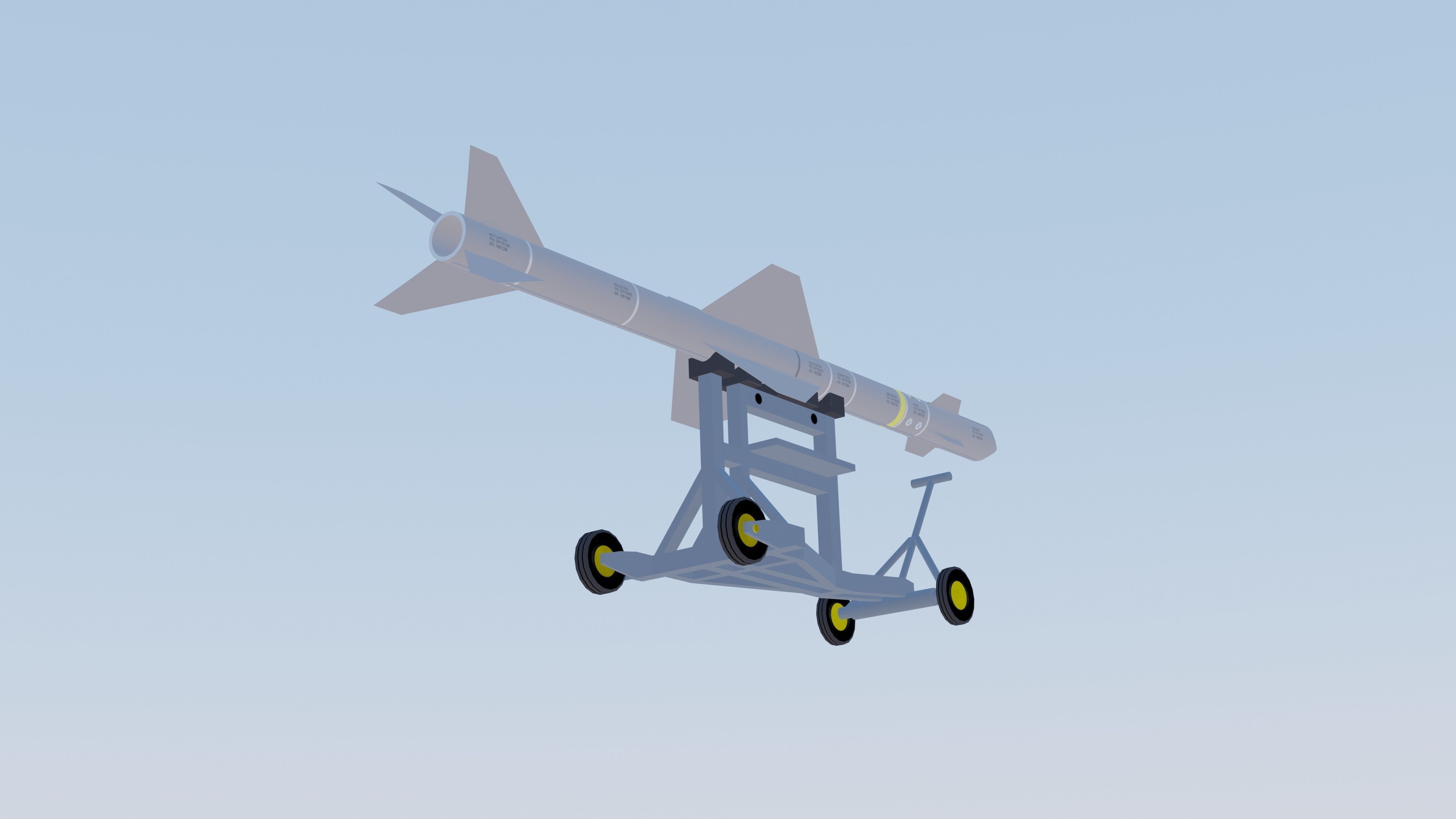 Mectron MAR-1 Low-poly 3D model_5