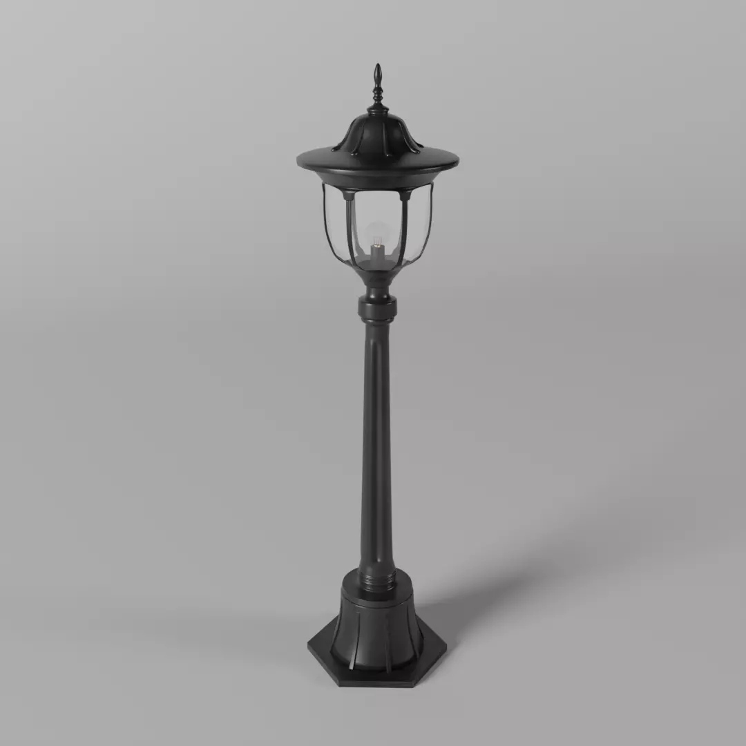Classic Street Lamp Post Free 3D model