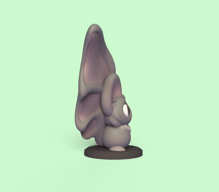 Bat Big Eyes 3D print model_2