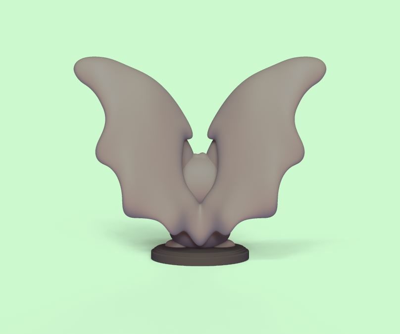 Bat Big Eyes 3D print model_3
