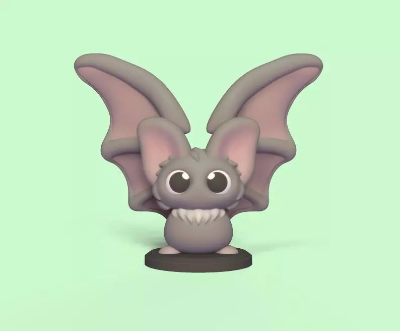 Bat Big Eyes 3D print model_0