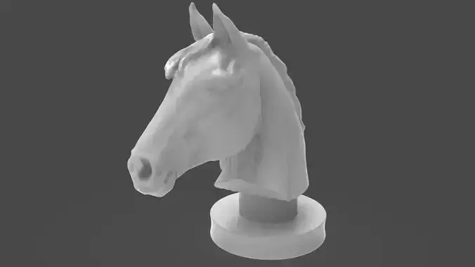 Horse Head Bust