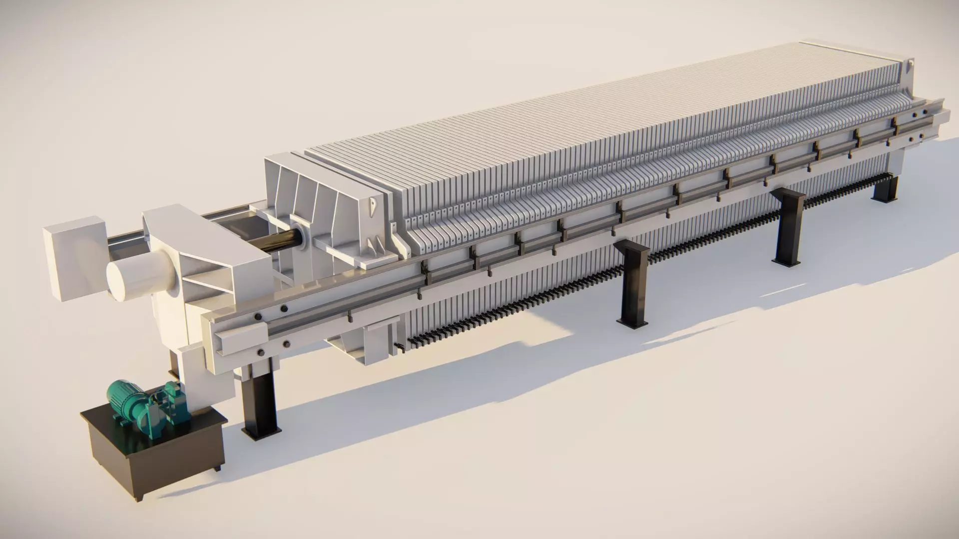 Filter Press 3D Model 3D model