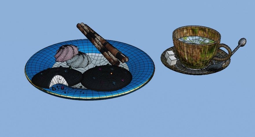 Tea Time 3D model_3