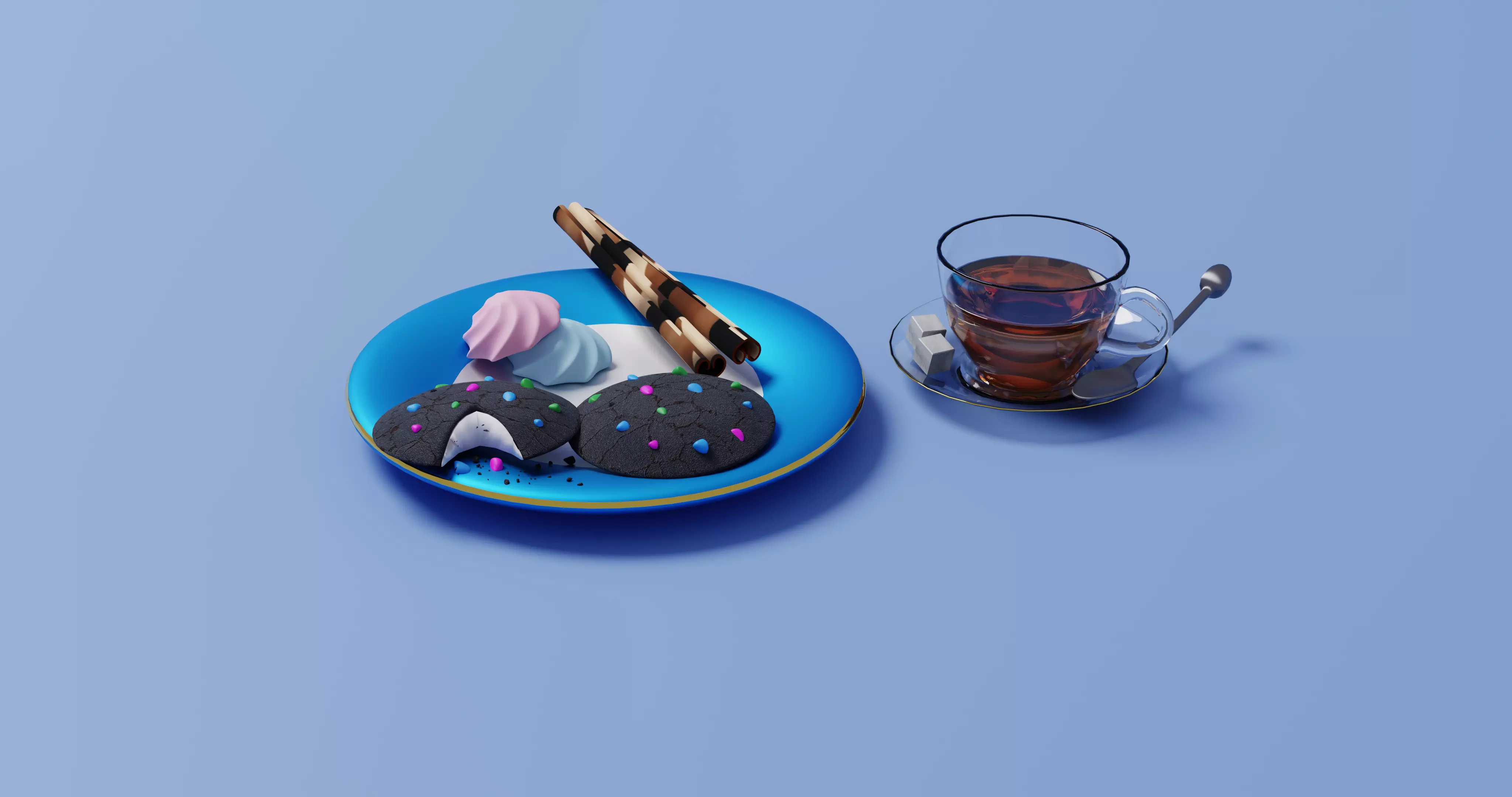 Tea Time 3D model_0