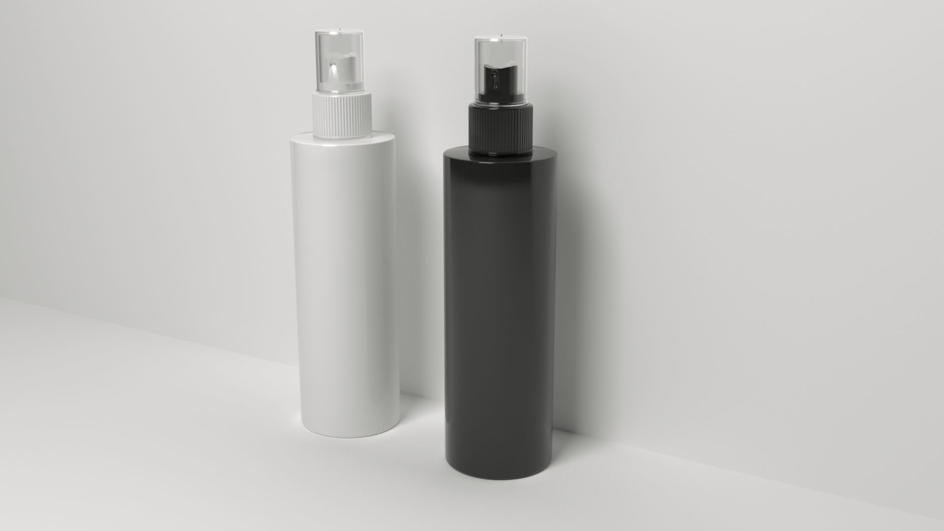 Spray Bottle Low-poly 3D model_2