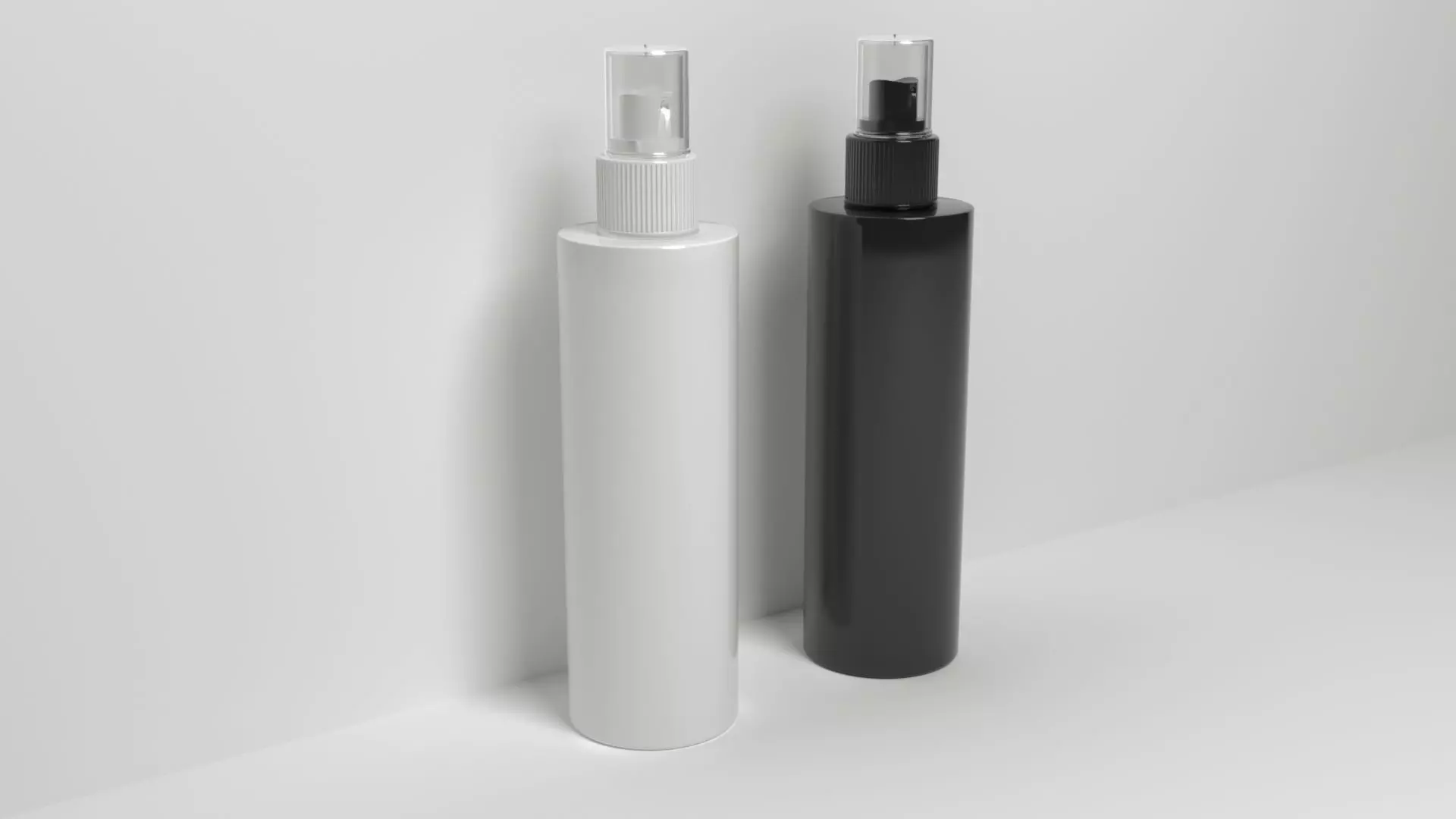 Spray Bottle Low-poly 3D model_0
