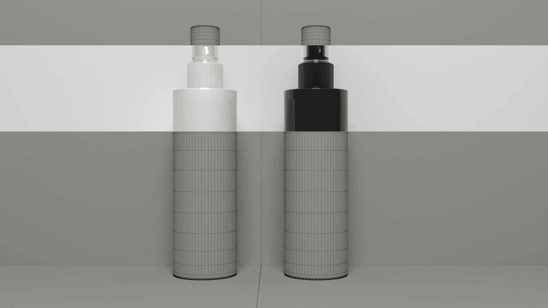 Spray Bottle Low-poly 3D model_4