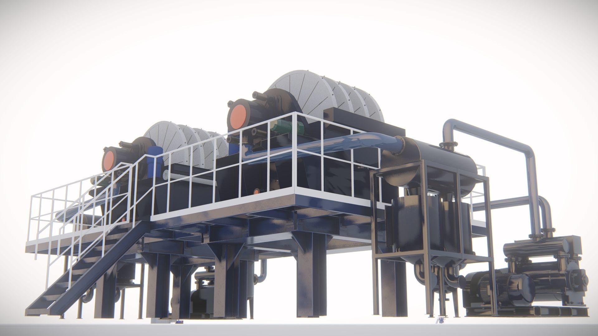 vacuum disc filter 3D model_4