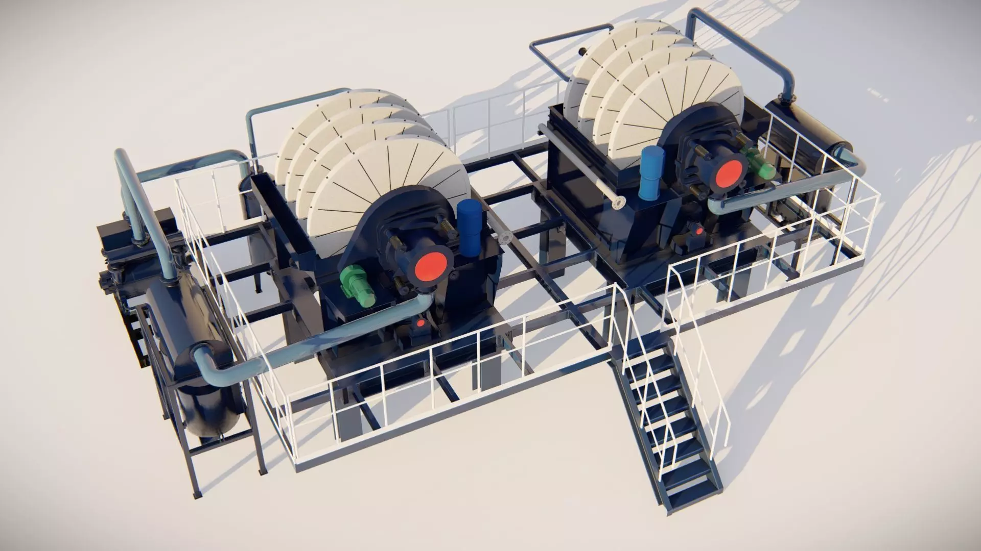 vacuum disc filter 3D model_0