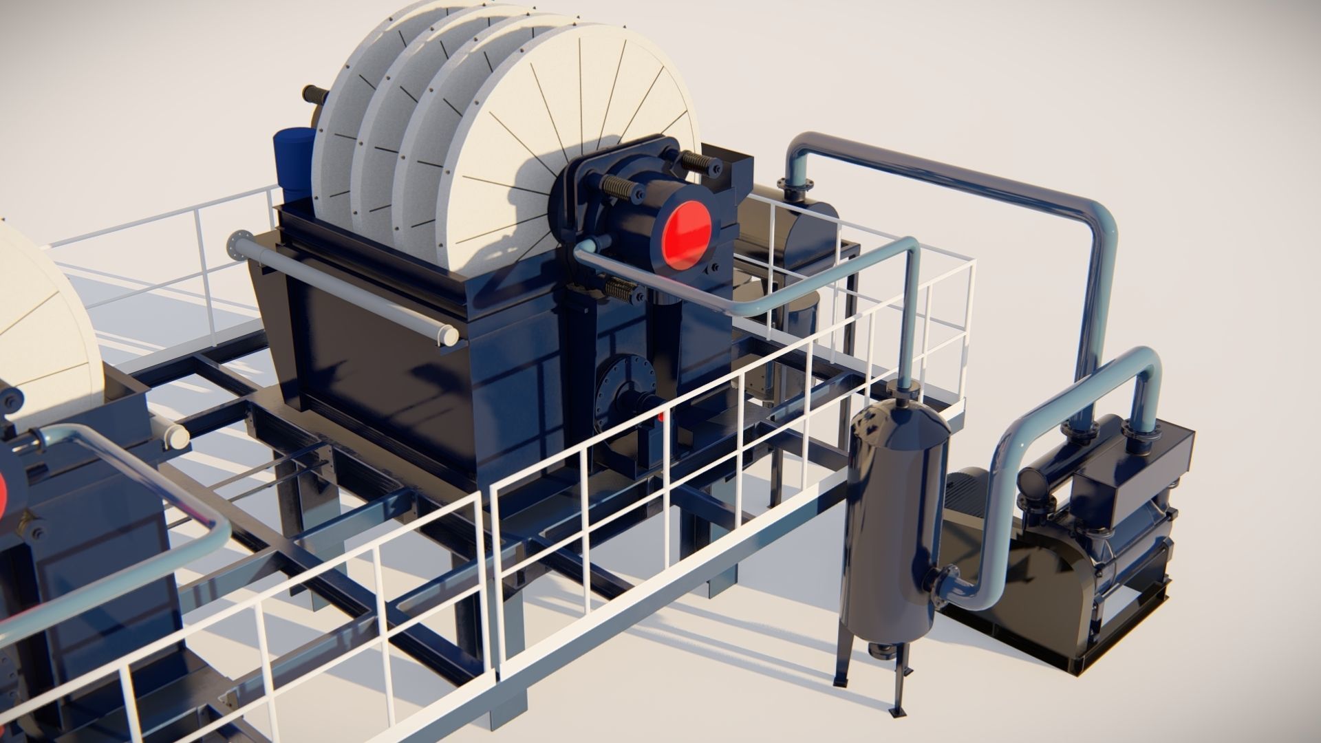 vacuum disc filter 3D model_2