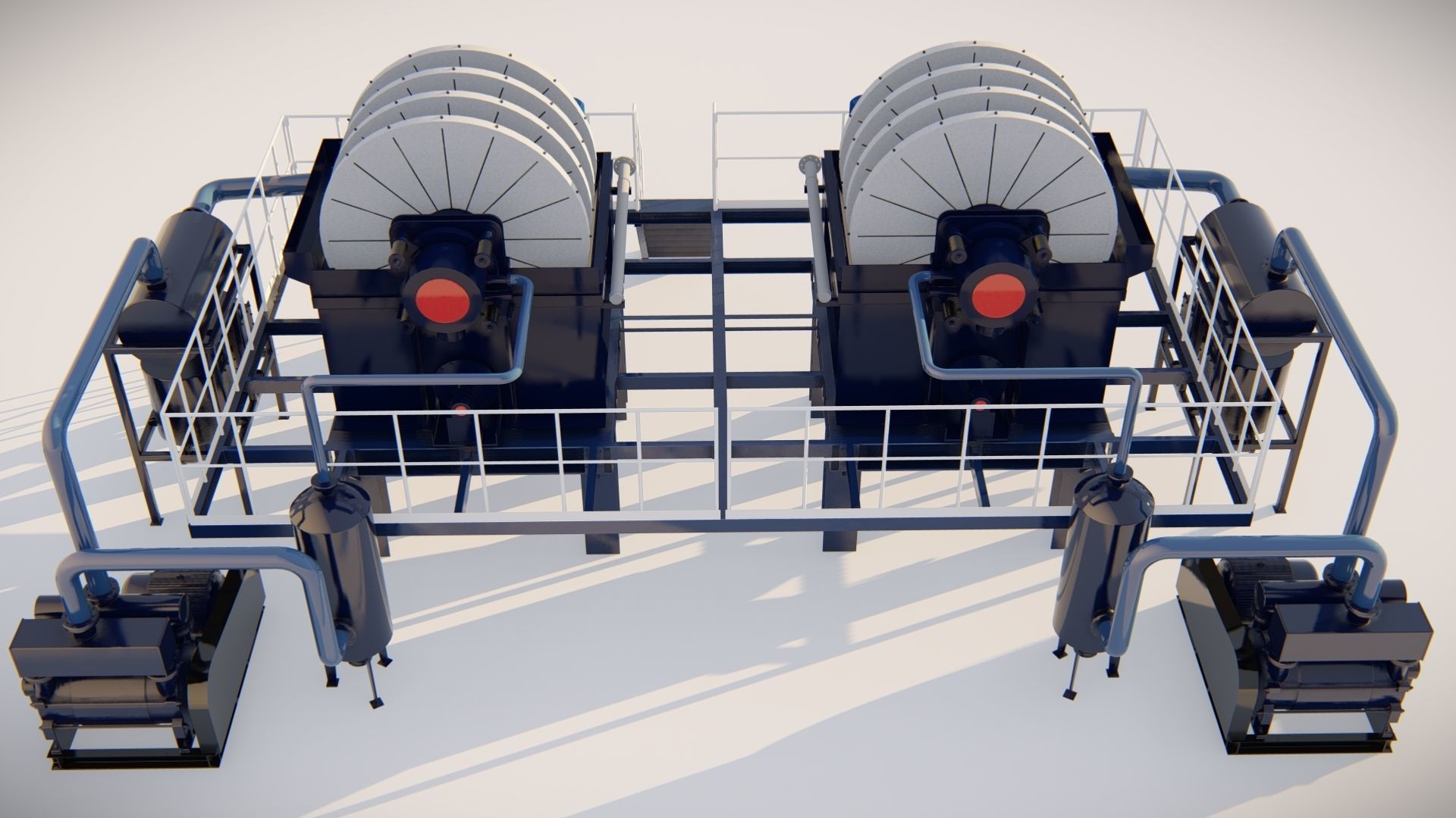 vacuum disc filter 3D model_1