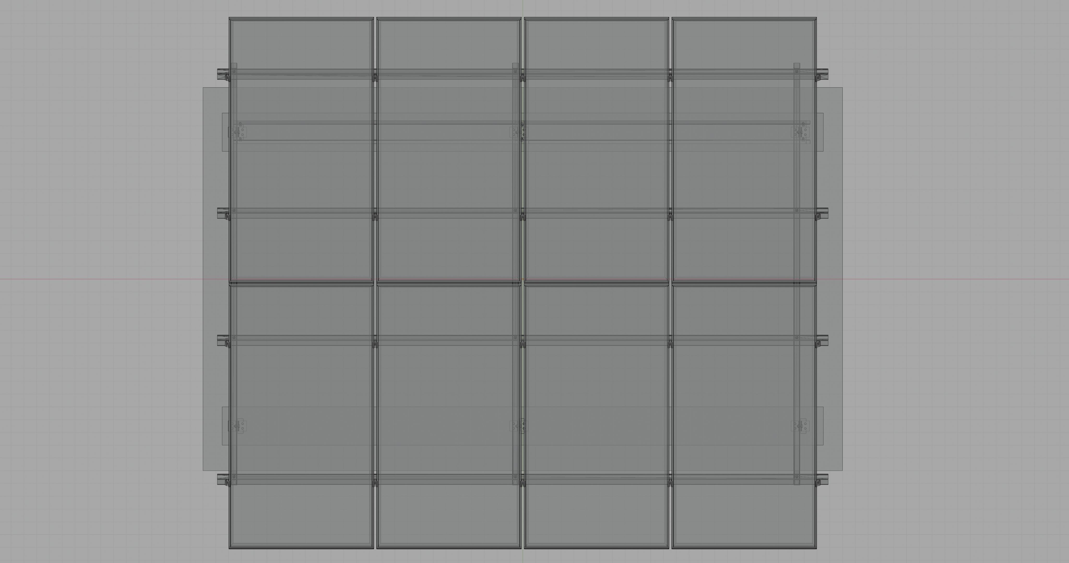 Solar Panel Steel Construction Type 4 3D model_21