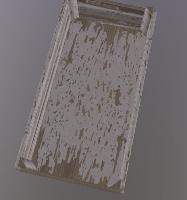 WoodenCrate Low-poly 3D model_3