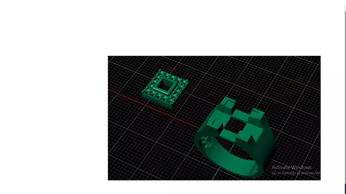 Men ring 3D print model_0