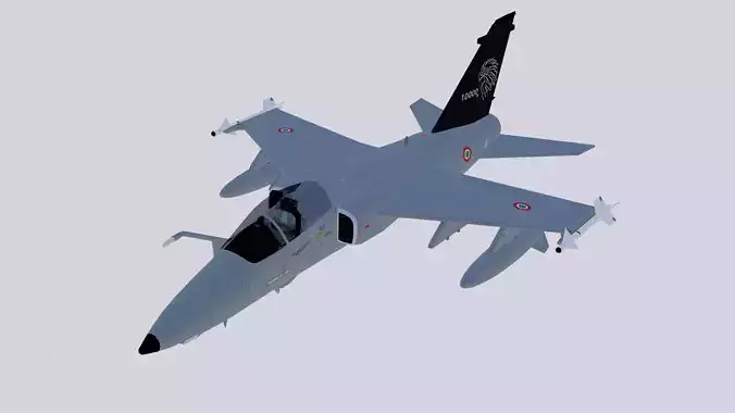 International AMX A-1A Italian Air Force 3D model