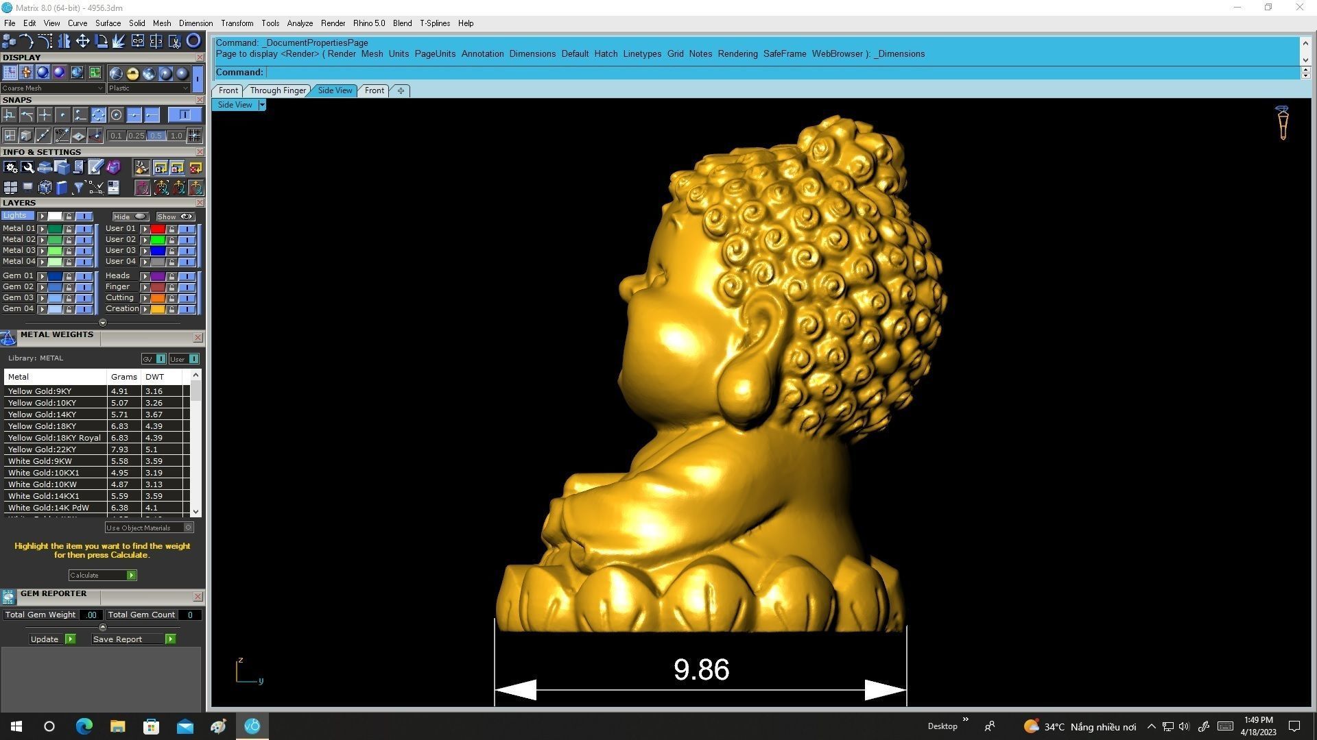24k smiling buddha 4956 3D print model_5