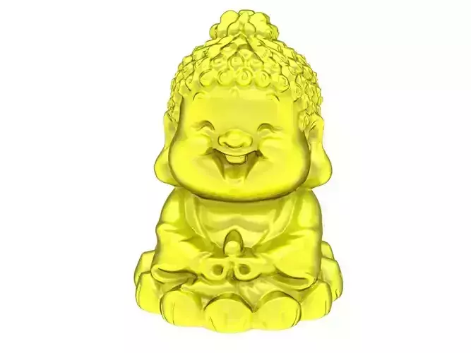 24k smiling buddha 4956 3D print model