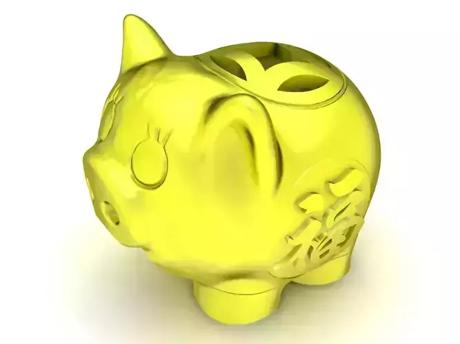 zodiac lucky pig charm 4958