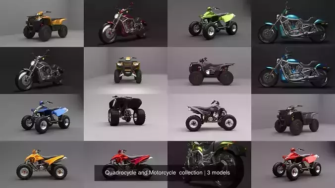 Quadrocycle and Motorcycle  collection