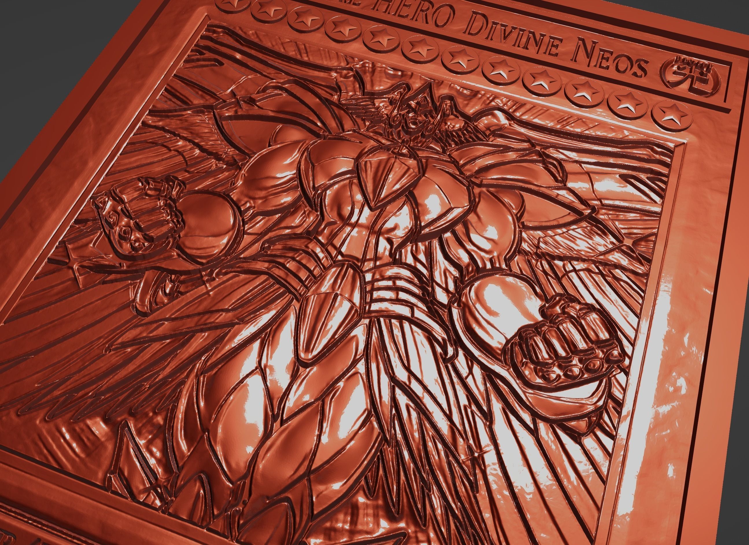 elemental hero divine neos - yugioh 3D model 3D printable | CGTrader