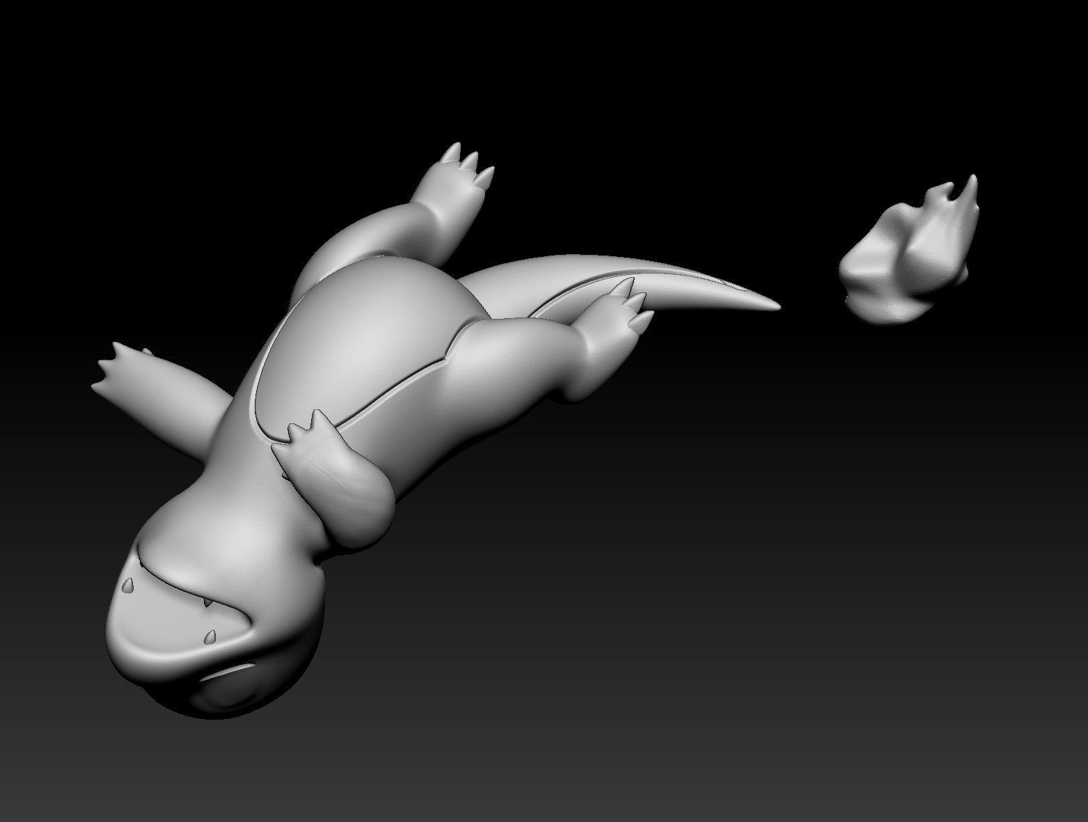 Pokemon Charmander Charmeleon Charizard 3D print model_3