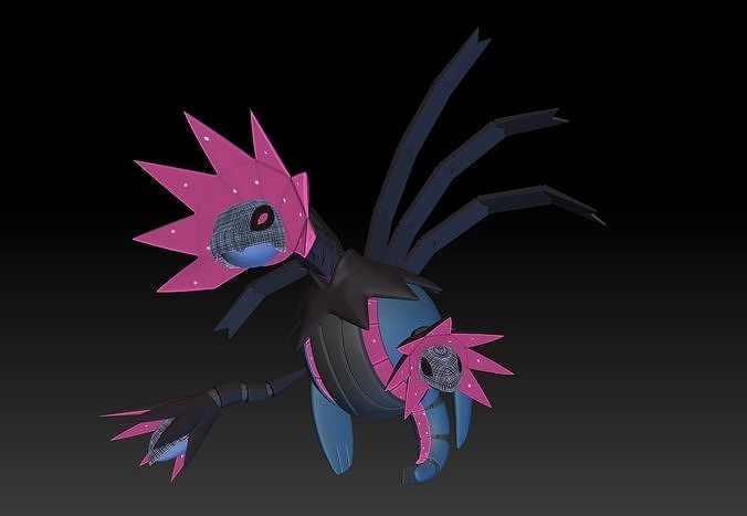 Pokemon Paradox Future Hydreigon Iron Jugulis 3D print model