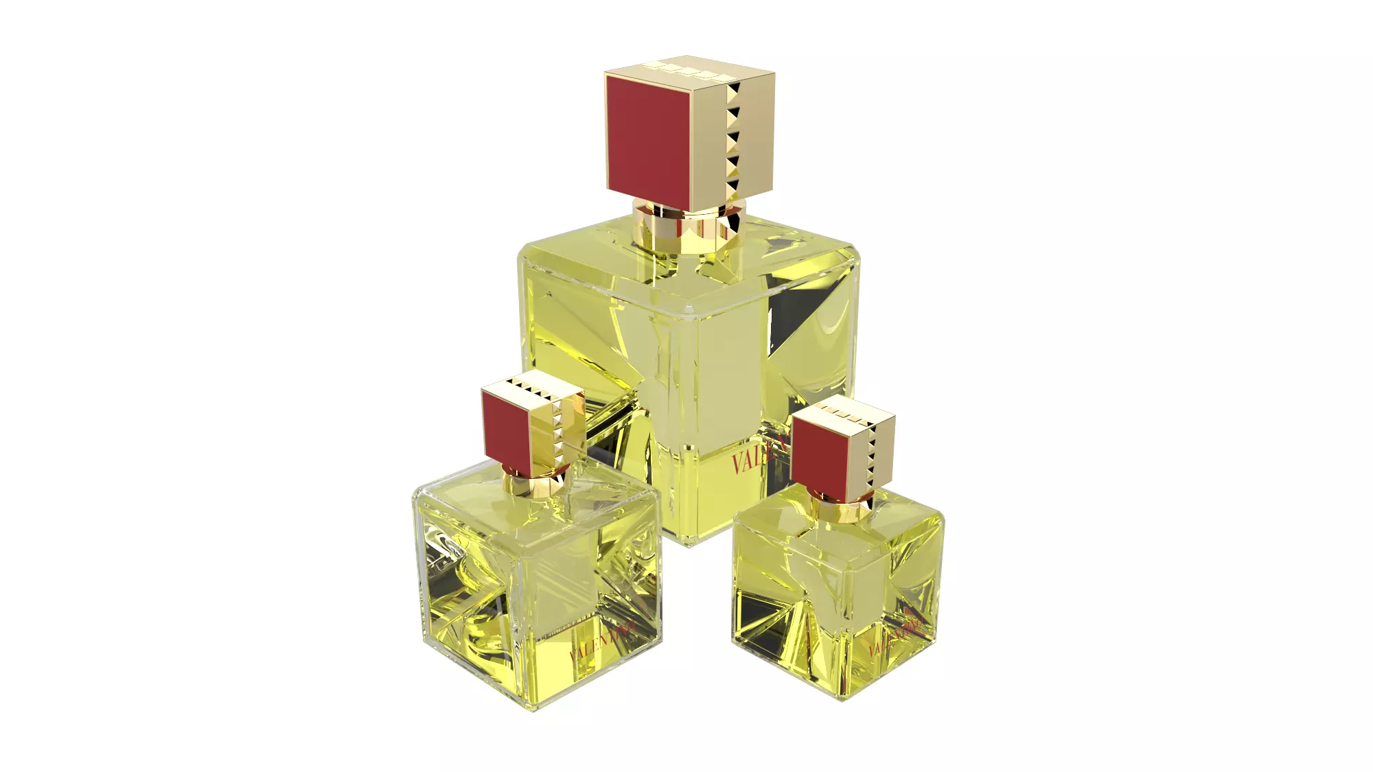 VALENTINO VOCE VIVA BOTTLE OF PERFUME 3D model_0
