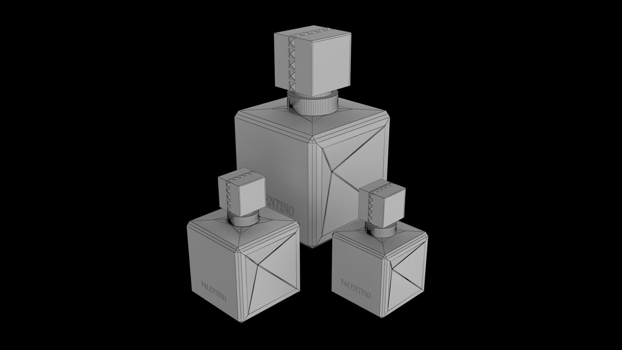 VALENTINO VOCE VIVA BOTTLE OF PERFUME 3D model_5