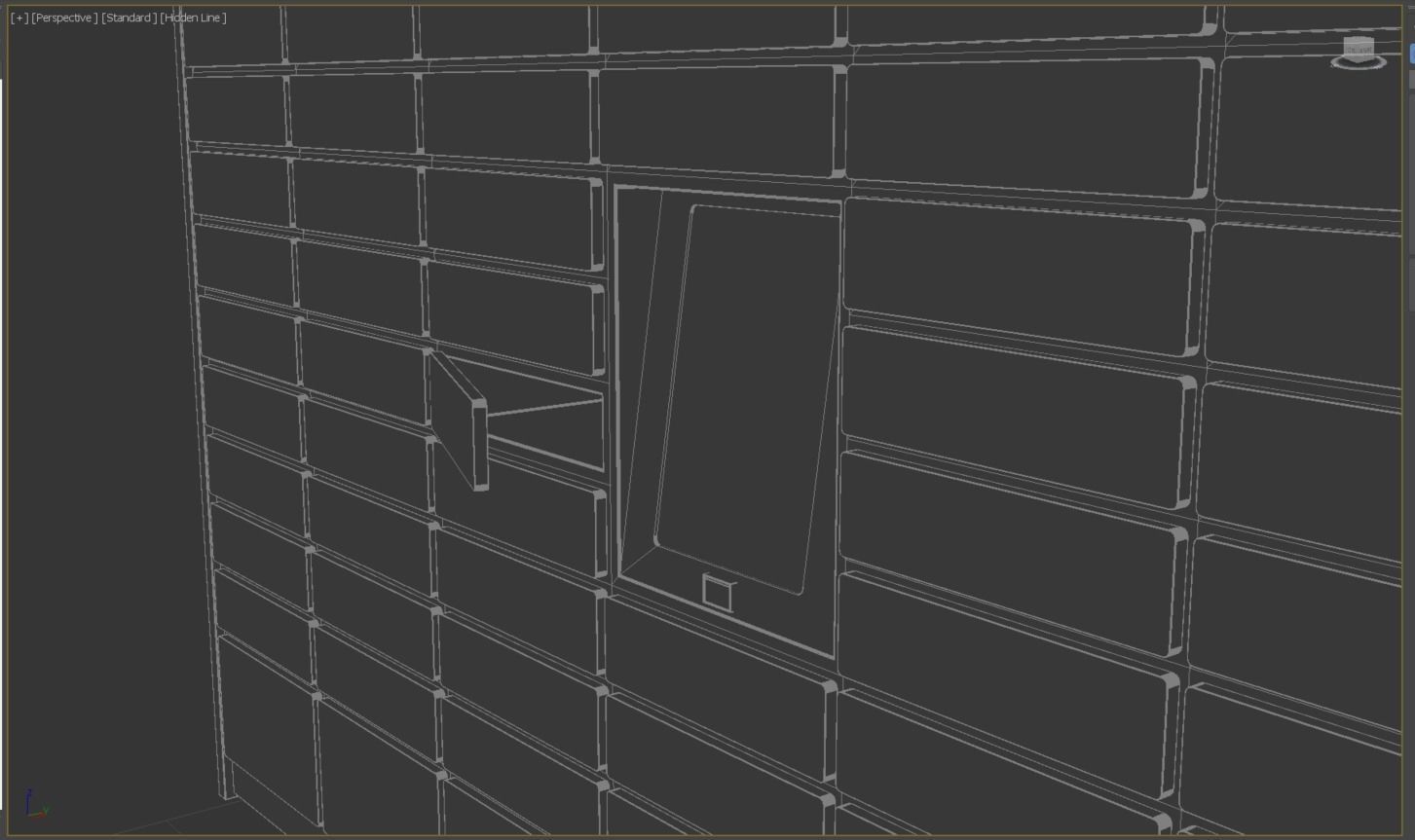 3D Parcel Locker Model 3D model_5