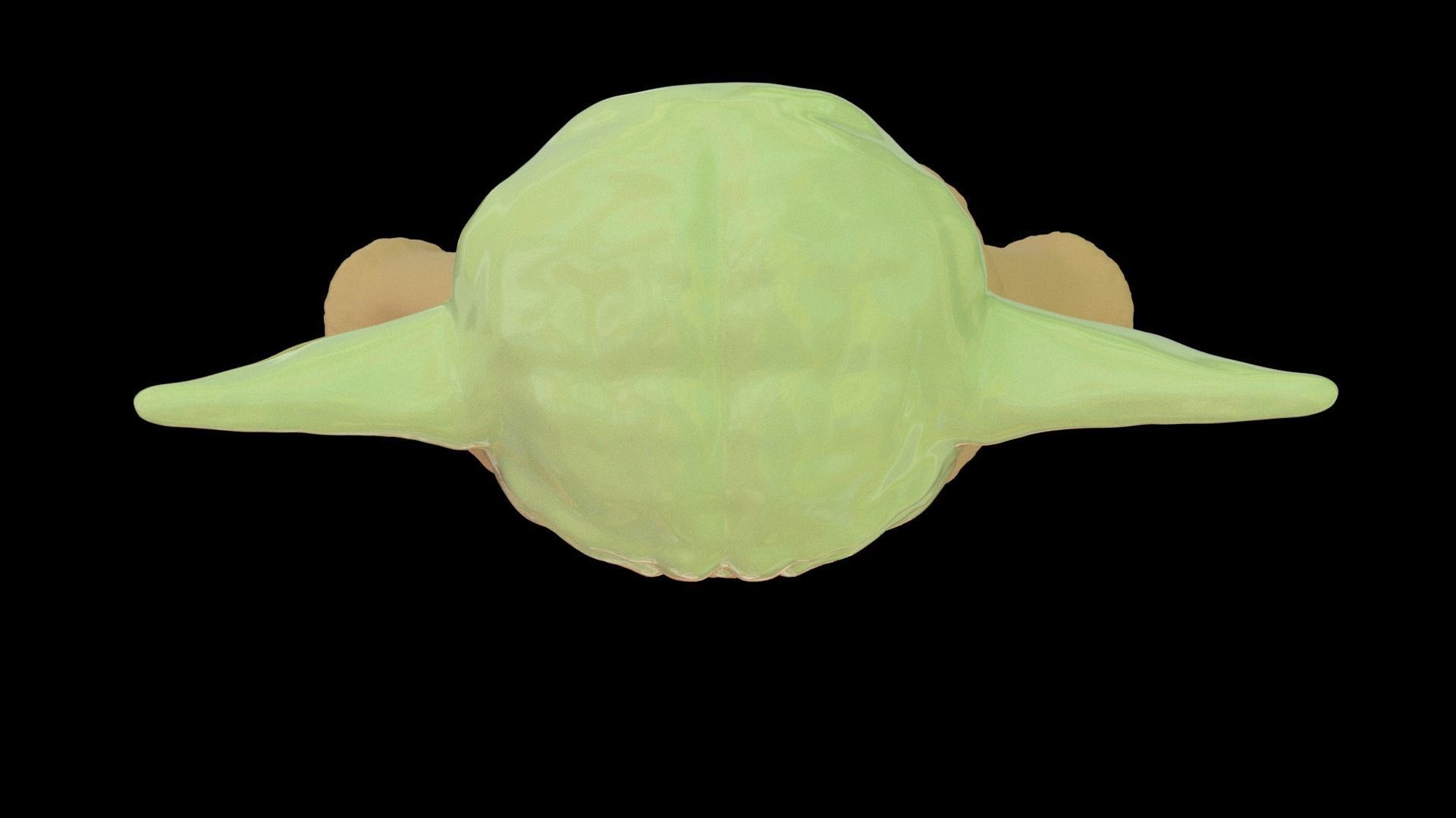 Grogu Baby yoda Low-poly 3D model_14