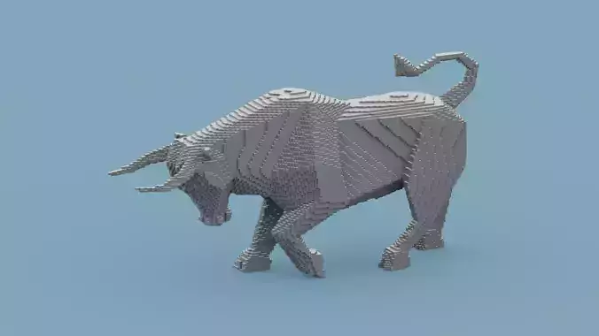 Voxel Bull