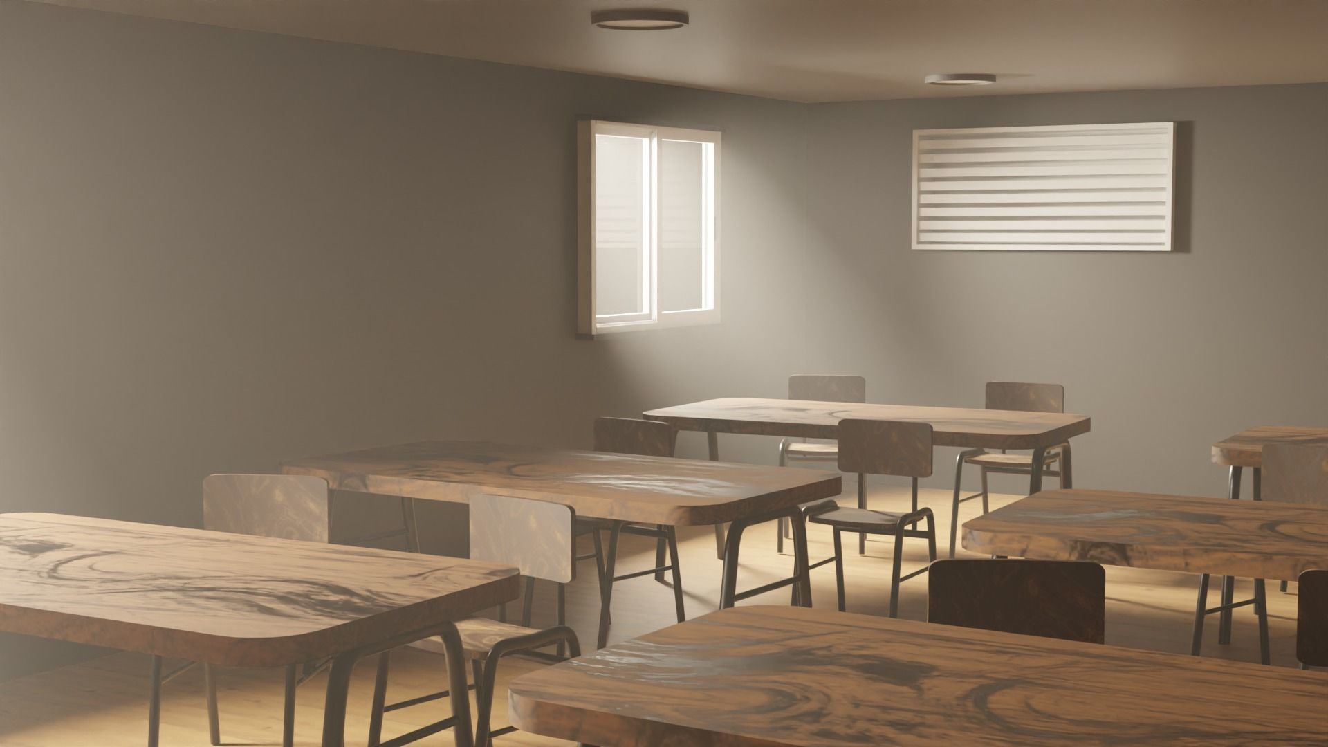 Classroom 3D model_2