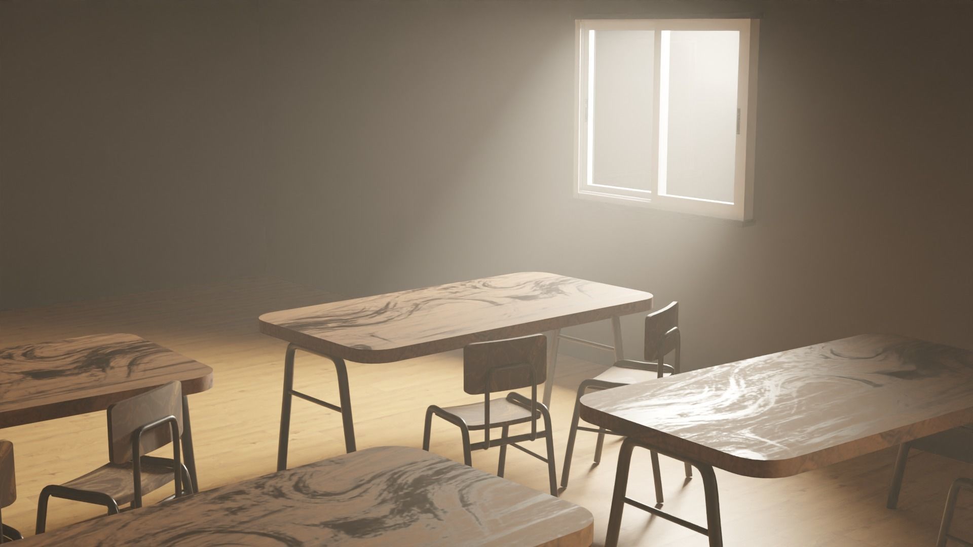 Classroom 3D model_1