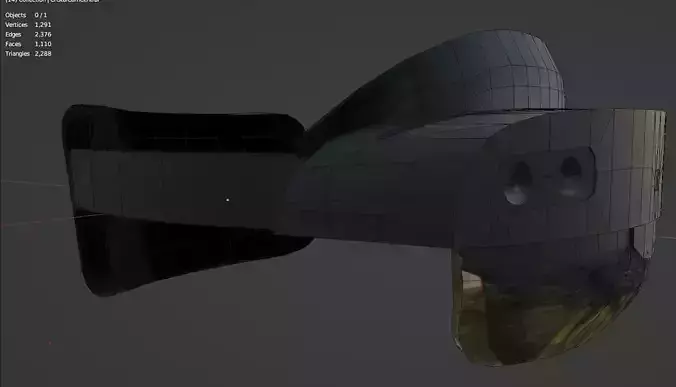 Low Poly AR Smart Glasses  Game Ready