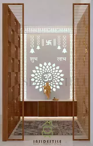 Mandir Design  Low-poly 3D model