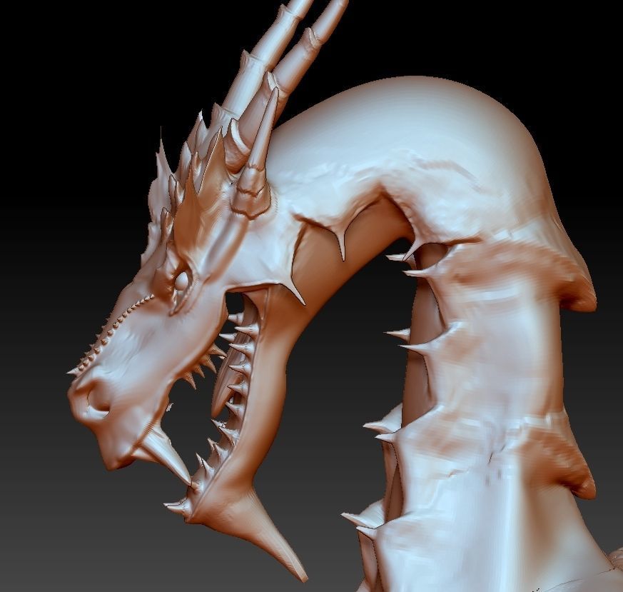 Dragon house 3D model_4