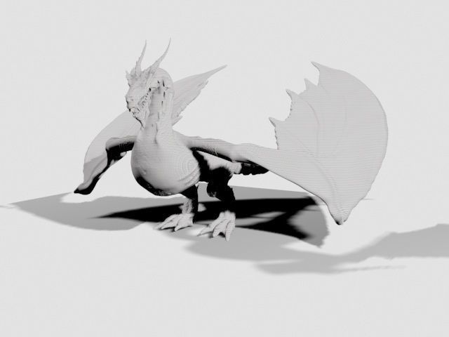 Dragon house 3D model_5