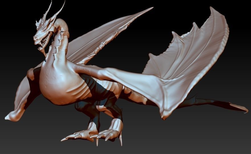 Dragon house 3D model_1