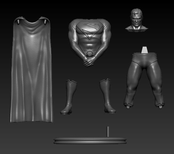 Kingdome Come Superman 3D print model_3