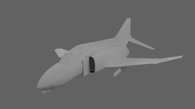 F-4 Phantom II base Free 3D model