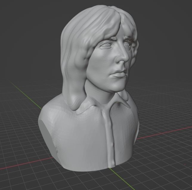 Gram Parsons 3D print model_13