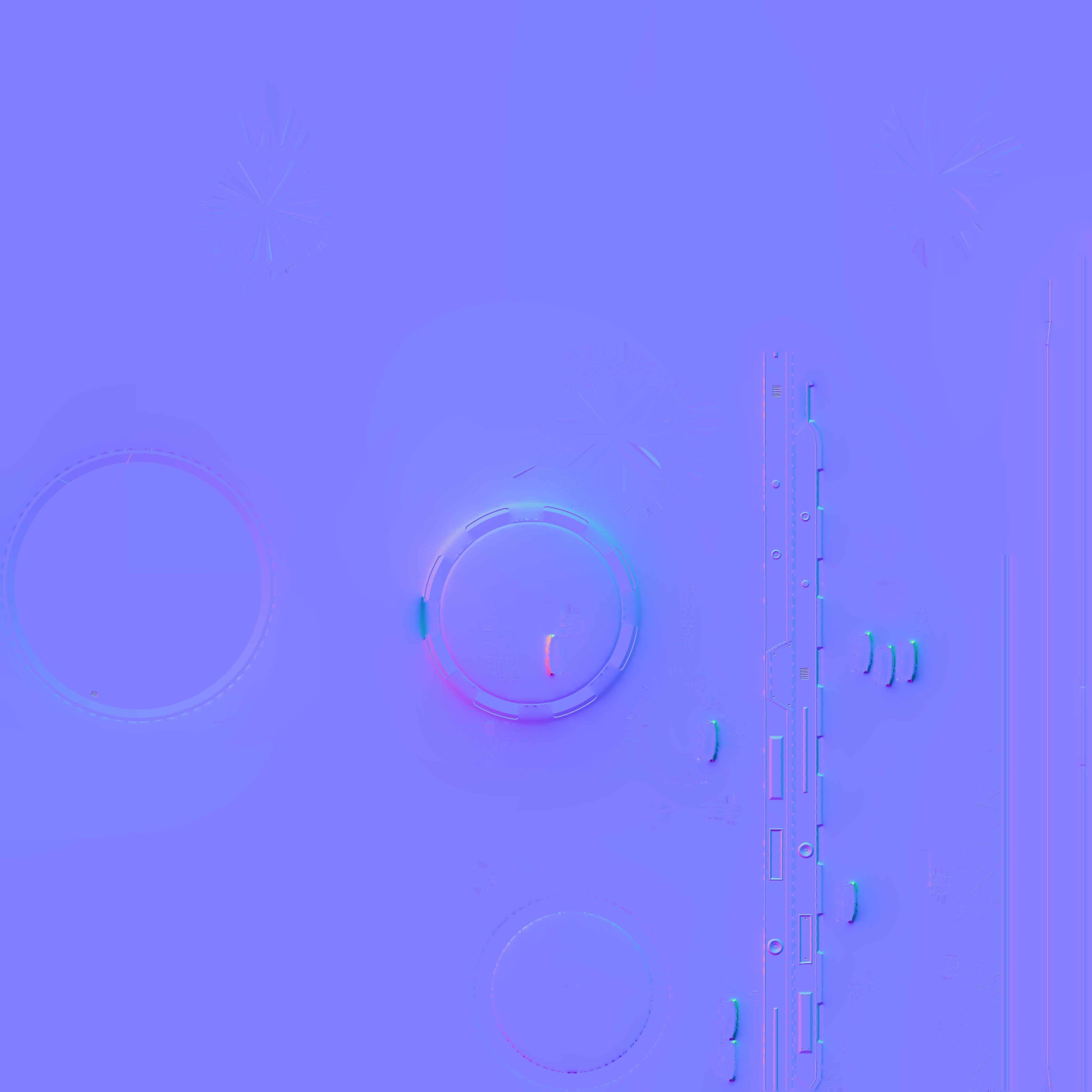 Sci-fi Capsule Low-poly 3D model_9