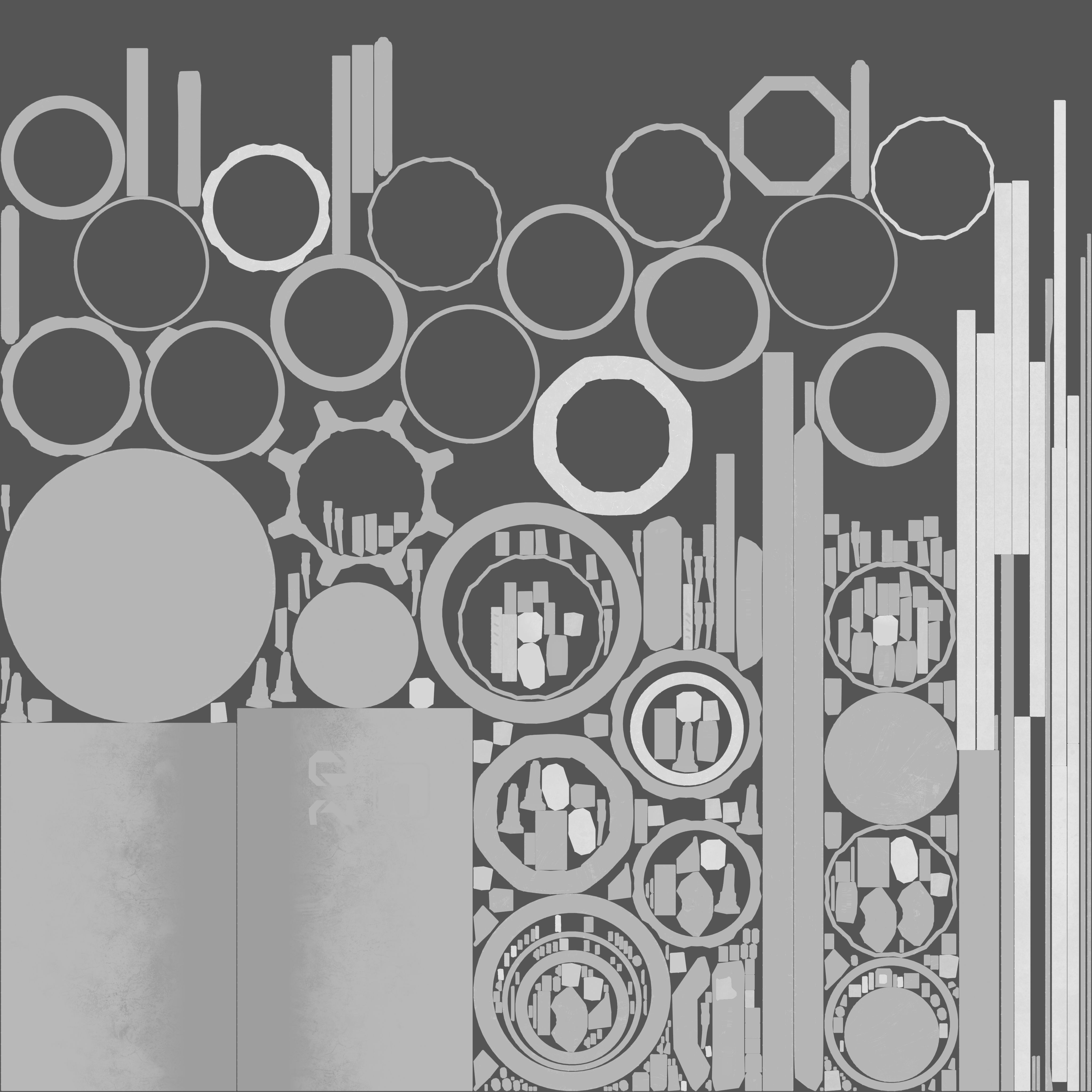 Sci-fi Capsule Low-poly 3D model_10