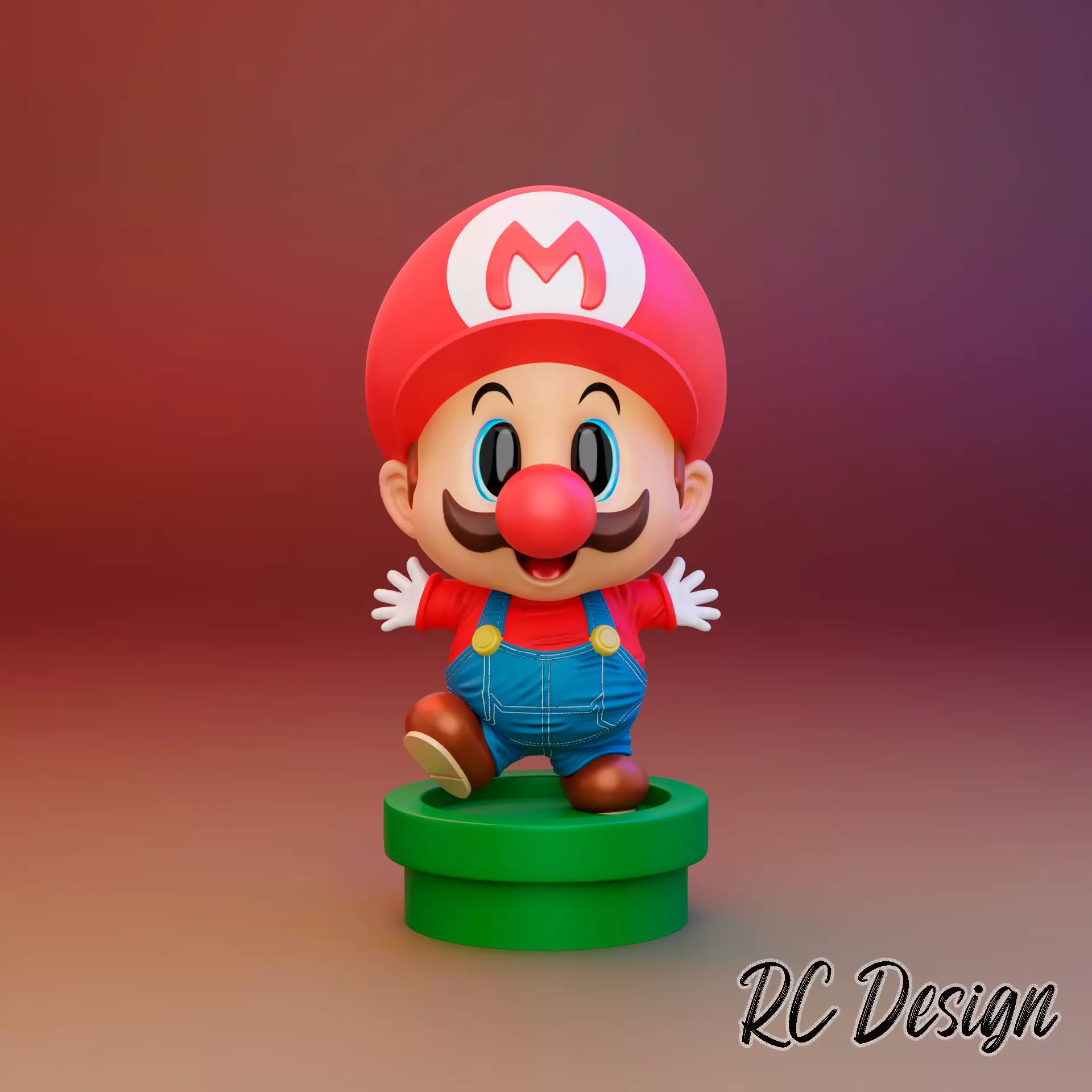 Mario Bross Baby 3D print model
